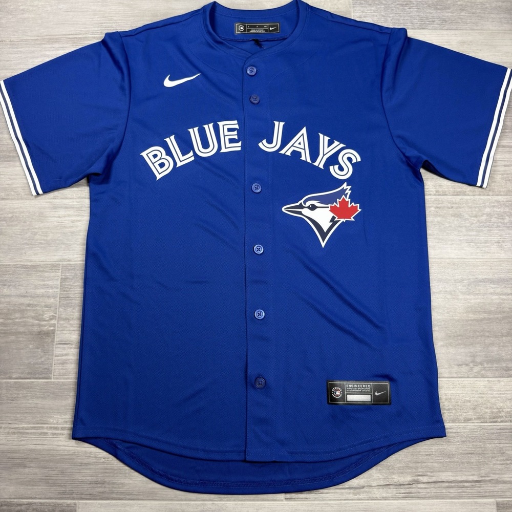 Nike Toronto Blue Jays MLB Blue Jersey Engineered Stitched Men's Small NWT